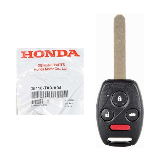 Honda-Accord-2008-2012-Genuine-OEM-Remote-Key-4-Buttons-315MHz-35118-TA0-A04,-FCCID:-KR55WK49308-OEM---Emirates-Keys
