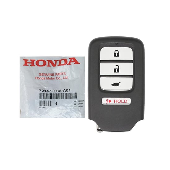Honda-Civic-2016-2019-Genuine-OEM-Smart-Key-Remote-4-Buttons-433MHz-72147-TBA-A01,-72147-TBA-A02,-FCC-ID:-KR5V2X-V41-OEM---Emirates-Keys