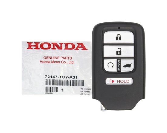 Honda-Pilot-2016-2018-Genuine-OEM-Smart-Key-Remote-5-Buttons-433MHz-72147-TG7-A11-72147-TG7-A31,-FCC-ID:-KR5V2X-V44-OEM---Emirates-Keys