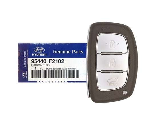 NEW-Hyundai-Elantra-2019-Genuine-OEM-Smart-Remote-Key-3-Buttons-433MHz-DST128-Transponder-95440-F2102-95440F2102---FCCID:-FG00140-OEM-Box---Emirates-Keys