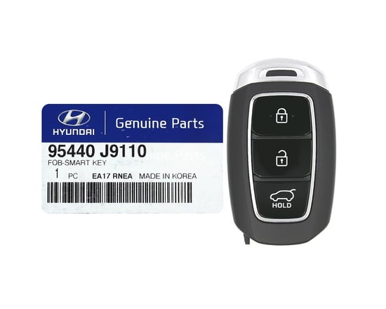 NEW-Hyundai-Kona-2019-Genuine-OEM-Smart-Remote-Key-3-Buttons-433MHz-HITAG-3-Transponder-95440-J9110-95440J9110-OEM---Emirates-Keys