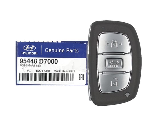 NEW-Hyundai-Tucson-2019-2020-Genuine-OEM-Smart-Remote-Key-3-Buttons-433-MHz-95440-D7000-95440D7000---FCCID:-FOB-4F11-OEM-Box---Emirates-Keys