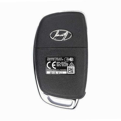 Used-Hyundai-Sonata-2015-Original--Flip-Remote-Key-3-Buttons-433MHz-4D-Transponder-OEM-Part-Number:-95430-C1100---FCCID:-RKE-4F15---Emirates-Keys