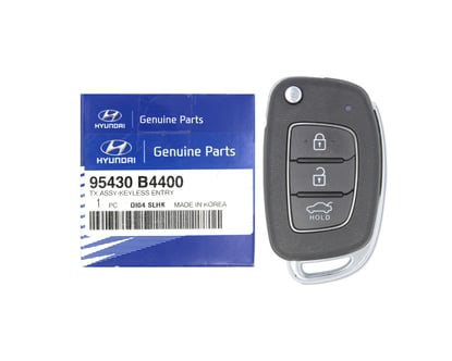 New-Hyundai-i10-2017-2020-Genuine---OEM-Flip-Remote-Key-3-Buttons-433MHz-OEM-Part-Number:-95430-B4400---FCC-ID:-OKA-420T---Emirates-Keys