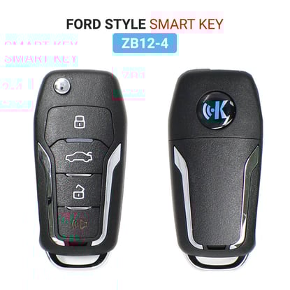 New-KeyDiy-KD-Universal-Smart-Remote-Key-3+1-Button-Ford-Type-ZB12-4