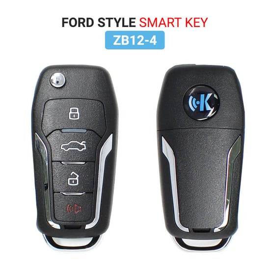 New-KeyDiy-KD-Universal-Smart-Remote-Key-3+1-Button-Ford-Type-ZB12-4