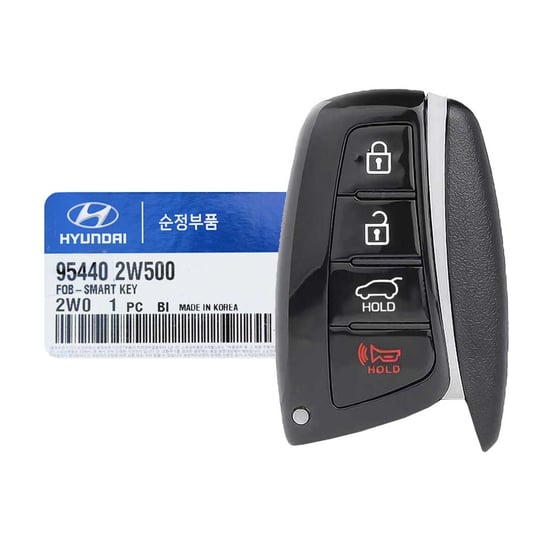 Hyundai-Santa-Fe-2015-2018-Genuine-Smart-Key-Remote-4-Buttons-433MHz-PCF7952-Transponder-95440-2W500-95440-B8100---FCCID:-SY5DMFNA433---Emirates-Keys