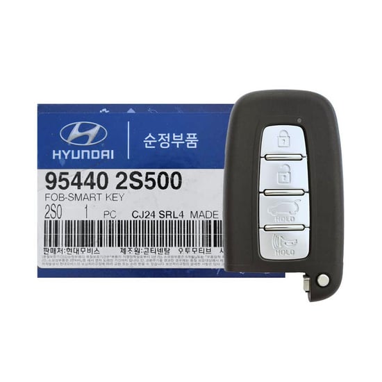 New-Hyundai-Tucson-2013-Genuine-Smart-Key-Remote-4-Buttons-433MHz-95440-2S500-954402S500---FCCID:-SVI-HMFEU04-OEM-Box---Emirates-Keys
