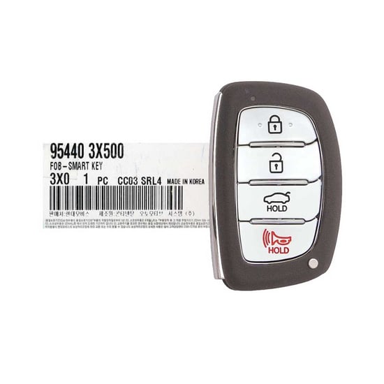 NEW-Hyundai-Elantra-2014-2016-Genuine-OEM-Smart-Key-Remote-4-Buttons-433MHz-95440-3X500-954403X500---FCCID:-SY5MDFNA433---Emirates-Keys