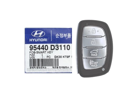 NEW-Hyundai-Tucson-2018-Genuine-OEM-Smart-Remote-Key-4-Buttons-433MHz-HITAG-3-Transponder-95440-D3110-95440D3110---FCCID:-TQ8-FOB-4F11---Emirates-Keys