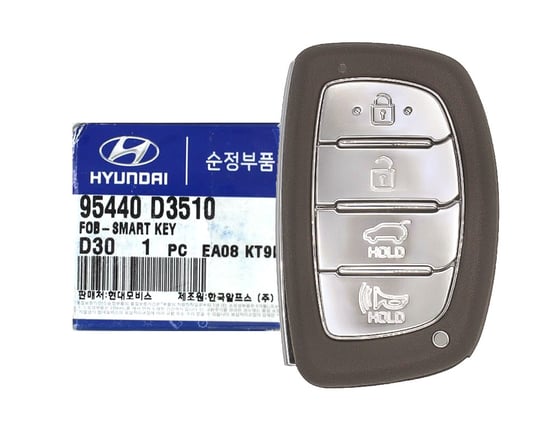 NEW-Hyundai-Tucson-2018-2020-Genuine-OEM-Smart-Remote-Key-4-Buttons-433MHz-95440-D3510-95440D3510---FCCID:-TQ8-FOB-4F11-OEM-Box----Emirates-Keys