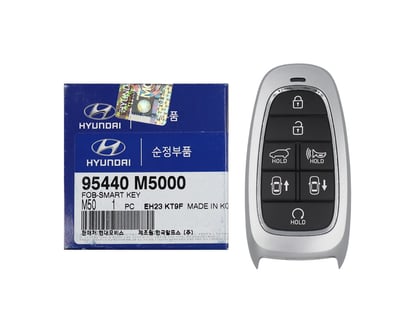 NEW-Hyundai-Nexo-2019-2020-Genuine-OEM-Smart-Remote-Key-7-Buttons-433MHz-95440-M5000-95440M5000,-FCCID:TQ8-FOB-4F20-OEM-Box---Emirates-Keys