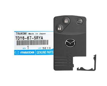 NEW-Mazda-CX9-2009-2011-Genuine-OEM-Smart-Key-Card-Proximity-Remote-3-Buttons-433MHz-TDY6-67-5RYA---Emirates-Keys