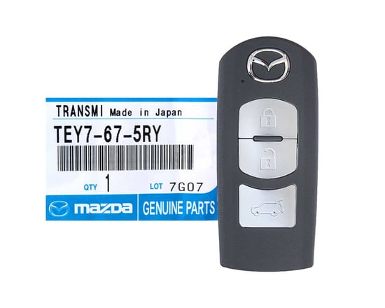 NEW-Mazda-CX9-2009-2013-Genuine-OEM-Smart-Key-Remote-3-Buttons-433MHz-TEY7-67-5RY-TEY7675RY---FCCID:-SKE11B-04---Emirates-Keys