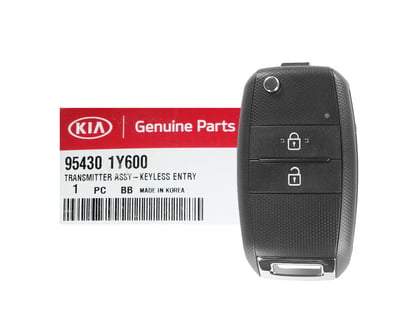 NEW-KIA-Picanto-2015-2016-Genuine-OEM-Flip-Remote-Key-2-Buttons-433MHz-95430-1Y600-954301Y600---FCCID:-DD2TX1307-TA---Emirates-keys