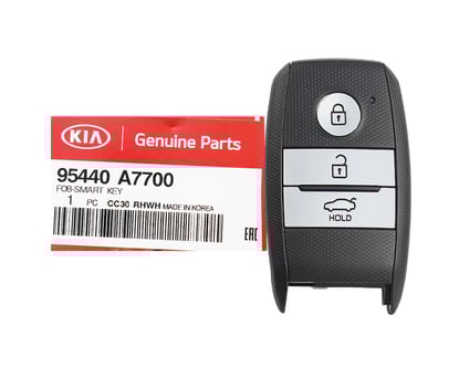 Brand-NEW-KIA-Cerato-2016-2017-Genuine-OEM-Smart-Key-Remote-3-Buttons-433MHz-DST128-Transponder-95440-A7700-95440A7700---Emirates-Keys