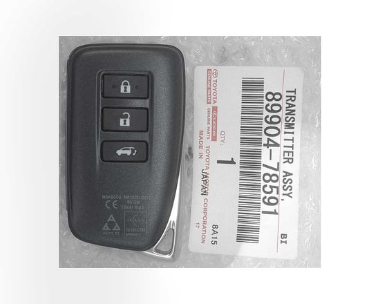 Brand-NEW-Lexus-NX200---LX570-2015-2018-Genuine-OEM-Smart-Key-Remote-3-Buttons-433MHz-89904-78790-,-89904-78591-,-89904-78791-FCCID:-BG1EW---Emirates-Keys