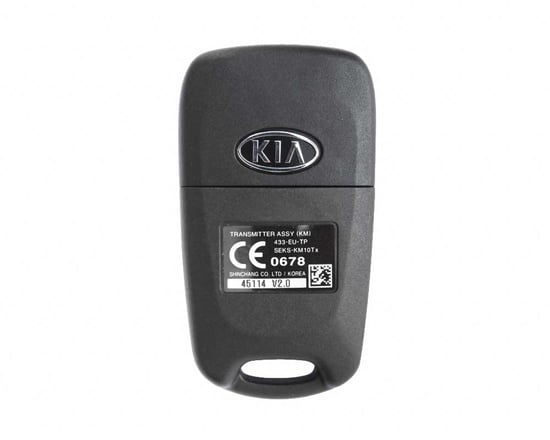NEW-KIA-Sportage-2010-2011-Genuine-OEM-Flip-Remote-Key-2-Buttons-433MHz-95430-1F610-954301F610---FCCID:-SEKS-KM10TX---Emirates-Keys