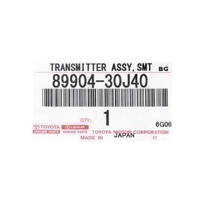 Brand-New-Lexus-ES-GS-2017-Genuine-OEM-Smart-Key-3-Buttons-433MHz-TMS37200-Transponder-89904-30J40-8990430J40---FCCID:-BC2EQ