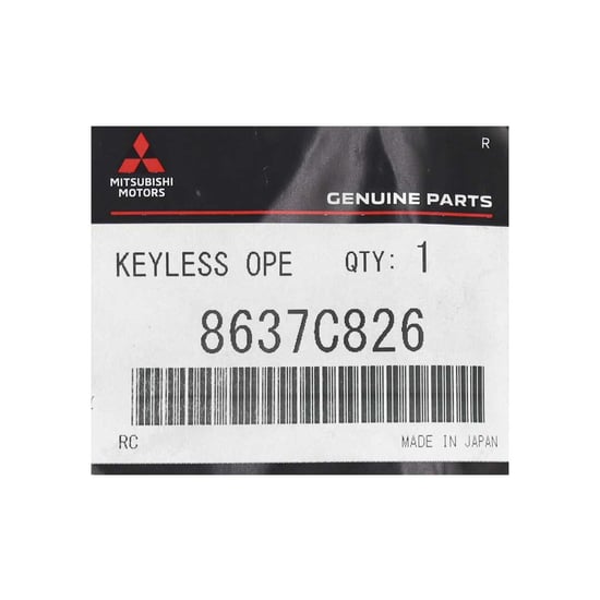 Brand-New-Genuine-OEM-Mitsubishi-Lancer-2016-2017-Smart-Remote-Key-3+1-Buttons-315MHz-8637B885,-8637A228,8637C826-FCCID:-OUC644M-KEY-N---Emirates-Keys