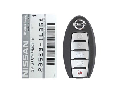 Brand-New-Nissan-Patrol-2013-2021-Genuine-OEM-Smart-Key-Remote-5-Buttons-433MHz-285E3-1LB5A-285E31LB5A---FCCID:-CWTWB1G744---Emirates-Keys