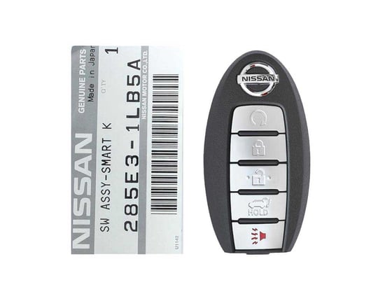 Brand-New-Nissan-Patrol-2013-2021-Genuine-OEM-Smart-Key-Remote-5-Buttons-433MHz-285E3-1LB5A-285E31LB5A---FCCID:-CWTWB1G744---Emirates-Keys