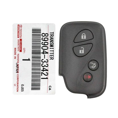 Brand-New-LEXUS-ES350-2011-Genuine-OEM-Smart-Remote-Key-4-Buttons-433MHz-89904-33421-8990433421---FCCID:-B74EA