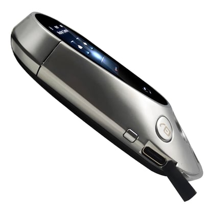 New-Aftermarket-LCD-Universal-Modified-Smart-Remote-Key-PKE-System-For-All-Keyless-Car-Mercedes-Benz-Style-Silver-Color----Emirates-Keys