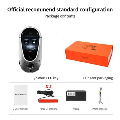 New-Aftermarket-LCD-Universal-Modified-Smart-Remote-Key-PKE-System-For-All-Keyless-Car-Mercedes-Benz-Style-Gunmetal-Color----Emirates-Keys