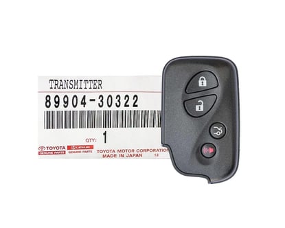 Brand-NEW-Lexus-IS-GS-ES-LS460-2007-2008-Genuine-OEM-Smart-Key-4-Buttons-433MHz-89904-30322---89904-30323---FCCID:-14AAC---Emirates-Keys