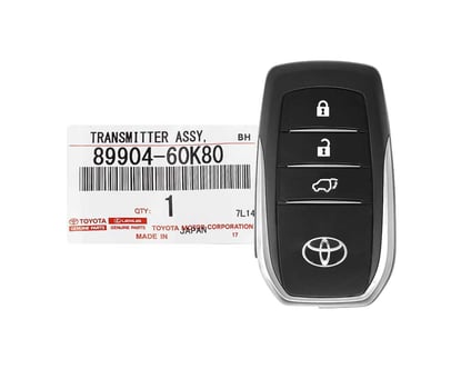 NEW-Toyota-Land-Cruiser-2016-2017-Genuine-OEM-Smart-Key-3-Buttons-433MHz-89904-60K80-8990460K80---FCCID-:-BJ2EW---Emirates-Keys