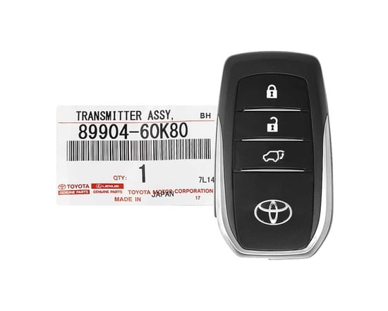 NEW-Toyota-Land-Cruiser-2016-2017-Genuine-OEM-Smart-Key-3-Buttons-433MHz-89904-60K80-8990460K80---FCCID-:-BJ2EW---Emirates-Keys