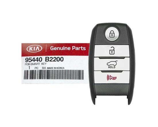 Brand-NEW-KIA-Soul-2014-2015-Genuine-OEM-Smart-Key-Remote-4-Buttons-433MHz-Manufacturer-Part-Number:-95440-B2200---FCCID:-CQOFN00100---Emirates-Keys