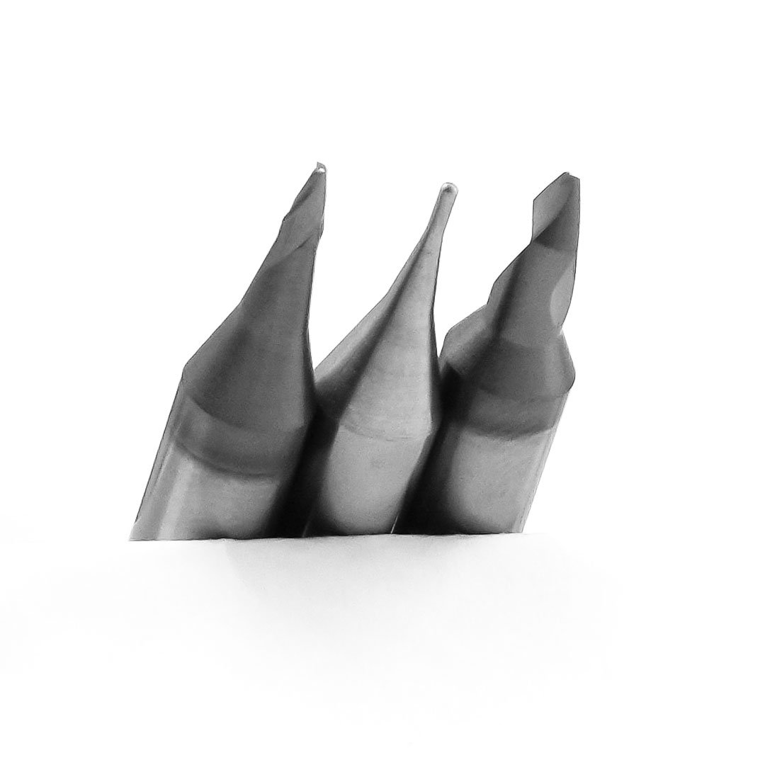 High-Quality-Best-Price-2-End-Mill-&-1-Tracer-Point-Carbide-Set-Of-3-PCs-(-φ0.8---50°---φ0.8--)-For-Milling-The-Slot---Emirates-Keys