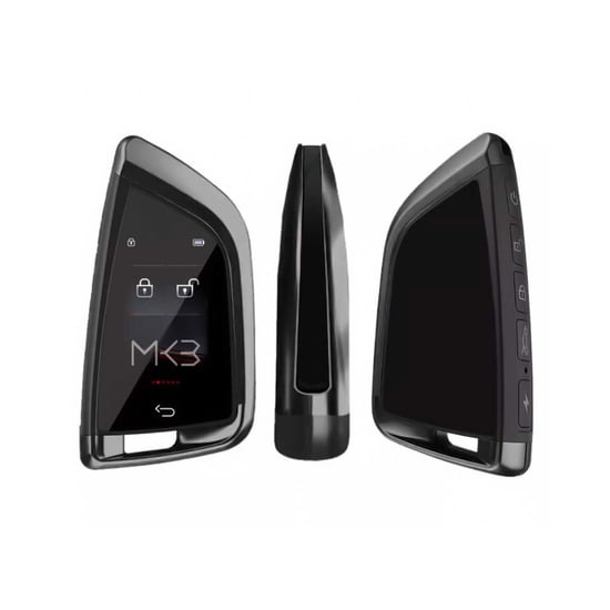 New-Aftermarket-LCD-Universal-Smart-Key-Kit-With-Keyless-Entry-And-IOS-Car-FEM-Style-Location-Tracking-System-Black-Color--MK3