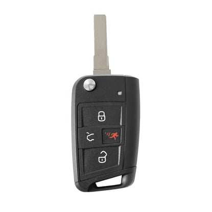 New-Aftermarket-VW-Volkswagen-Flip-Remote-Key-Proximity-Type-3+1-Buttons-433MHz-MQB-Transponder---Emirates-Keys