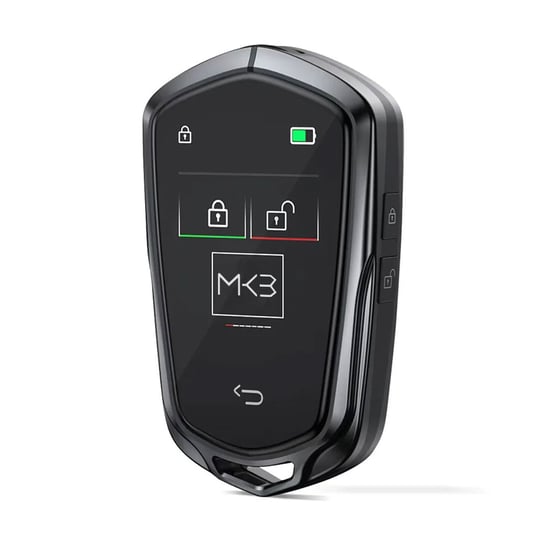 New-Aftermarket-LCD-Universal-Smart-Key-Kit-With-Keyless-Entry-And-IOS-Car-Cadillac-Style-Location-Tracking-System-Black-Color---Emirates-Keys