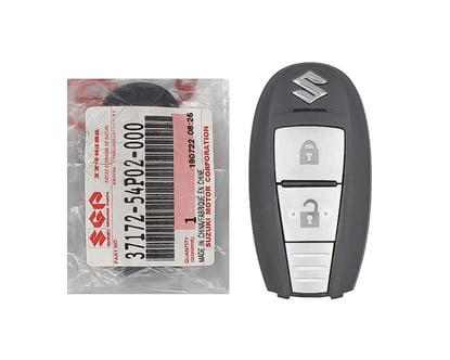 Brand-New-Suzuki-Genuine-OEM-Smart-Remote-Key-2-Buttons-433MHz-Manufacturer-Part-Number:-37172-54P02---37172-54P03---Emirates-Keys