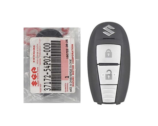 Brand-New-Suzuki-Genuine-OEM-Smart-Remote-Key-2-Buttons-433MHz-Manufacturer-Part-Number:-37172-54P02---37172-54P03---Emirates-Keys