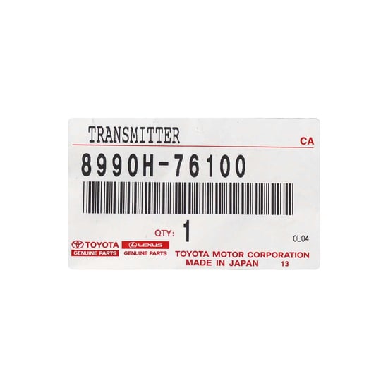 New-Lexus-UX250-2019-2021-Genuine-OEM-Smart-Remote-Key-2+1-Buttons-315MHz-Manufacturer-Part-Number:-8990H-76100-,-FCC-ID:-HYQ14FBZ---Emirates-Keys