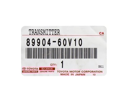 New-Toyota-Land-Cruiser-Prado-2020-Genuine-OEM-Smart-Remote-Key-3-Buttons-312-314MHz-Manufacturer-Part-Number:-89904-60V10---8990460V10---Emirates-Keys