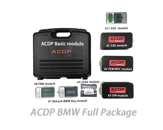 Yanhua-Mini-ACDP-Basic-Module-Device-with-BMW-Full-Package-Set-(1,2,3,4,7,8,11)-&-Free-Adapters