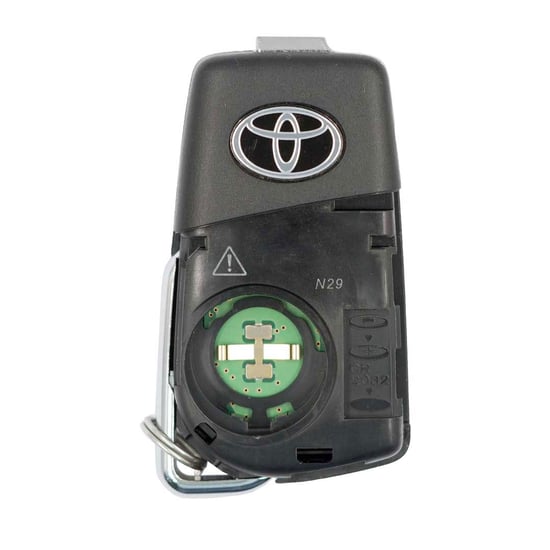 Used-Toyota-Corolla-Original-Flip-Remote-Key-3-Buttons 433MHz---Emirates-Keys