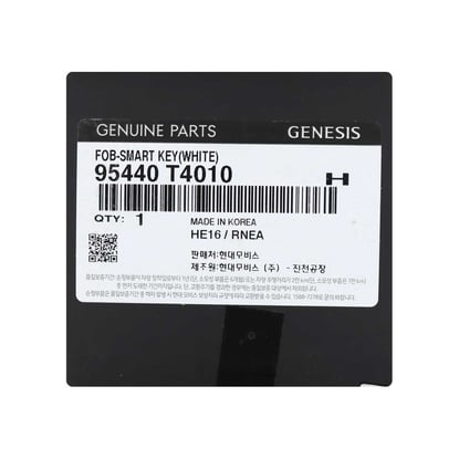 New-Hyundai-Genesis-G90RS4-2022-Genuine---OEM-Smart-Remote-Key-4+1-Buttons-433MHz-White-Color-OEM-Part-Number:-95440-T4010---Emirates-Keys