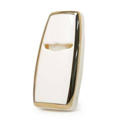 New-Aftermarket-Nano-High-Quality-Cover-For-Hyundai-Genesis-Remote-Key-5+1-Auto-Start-Buttons-White-Color---Emirates-Keys