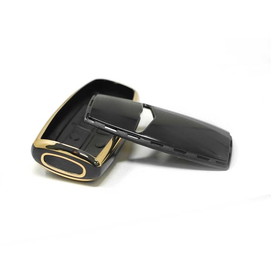 New-Aftermarket-Nano-High-Quality-Cover-For-Hyundai-Genesis-Remote-Key-3+1-Auto-Start-Buttons-Black-Color---Emirates-Keys