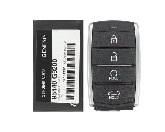 Brand-NEW-Hyundai-Genesis-2019-Genuine-OEM-Smart-Remote-Key-4-Buttons-433MHz-95440-G9200-95440G9200---Emirates-Keys