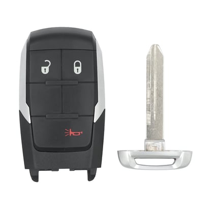 New-Aftermarket-Dodge-Ram-3500-2019-2021-Smart-Remote-Key-2+1-Buttons-433MHz-Compatible-Part-Number:-68365299AB---FCC-ID:-GQ4-76T---Emirates-Keys