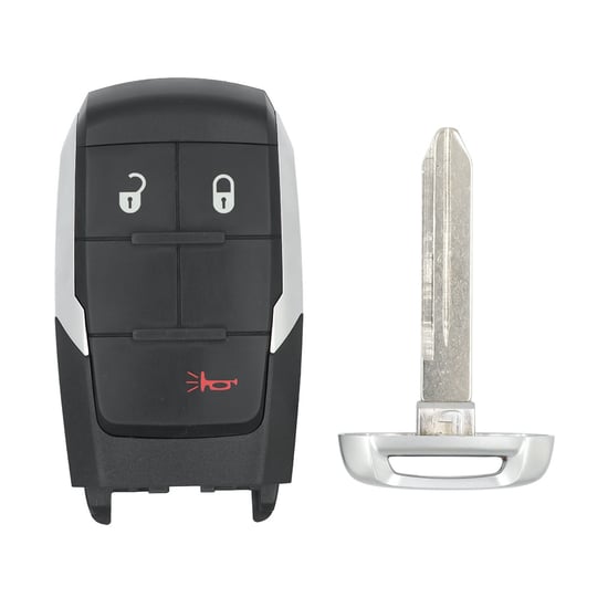 New-Aftermarket-Dodge-Ram-3500-2019-2021-Smart-Remote-Key-2+1-Buttons-433MHz-Compatible-Part-Number:-68365299AB---FCC-ID:-GQ4-76T---Emirates-Keys