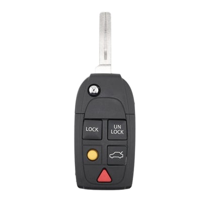 New-Aftermarket-Volvo-S60-S80-V70-XC70-XC90-2004-2015-Flip-Remote-Key-5-Buttons-315MHZ---ID48-Chip---Emirates-Keys